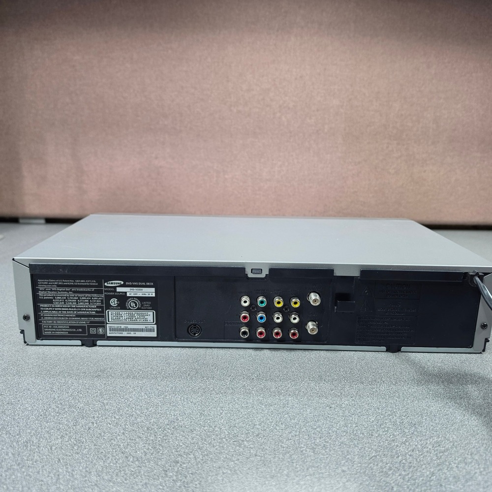 Samsung DVD/VHS Dual Deck Player DVD-V5500 4-Head Hi-Fi DVD NOT WORKING - Picture 5 of 16